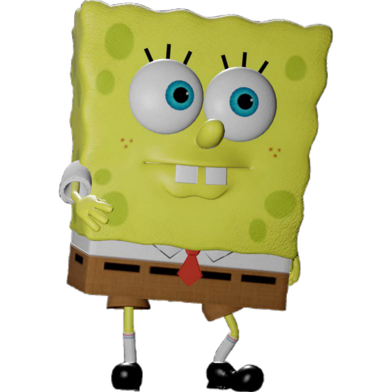 SpongeBob 3D Model Edwin Jagmoc.PNG by polexlim on DeviantArt