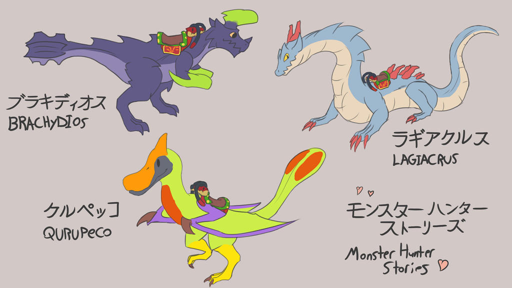 MonHun Mounts p2 by SylxeriaGuardian on DeviantArt