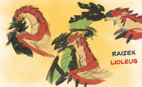 Rathalos x Raizex