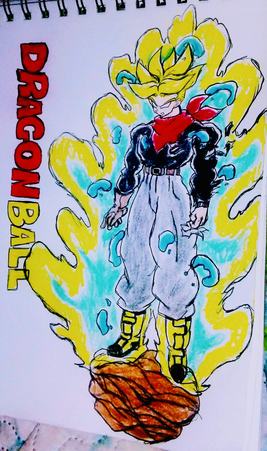 Trunks Super Saiyan Rage by FenixArt90110 on DeviantArt