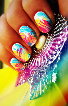 colorful nails