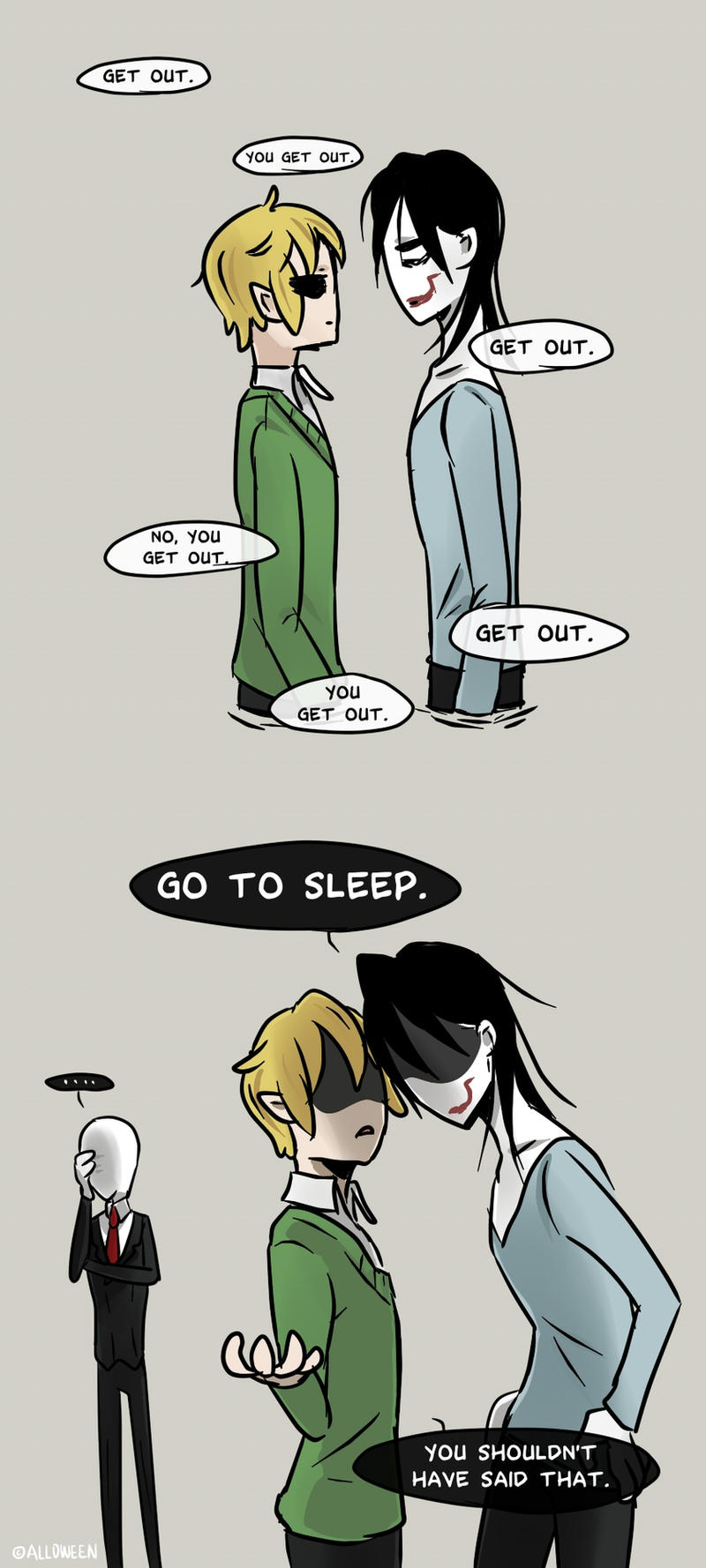 Alloween Deviantart Get Out by Alloween on DeviantArt