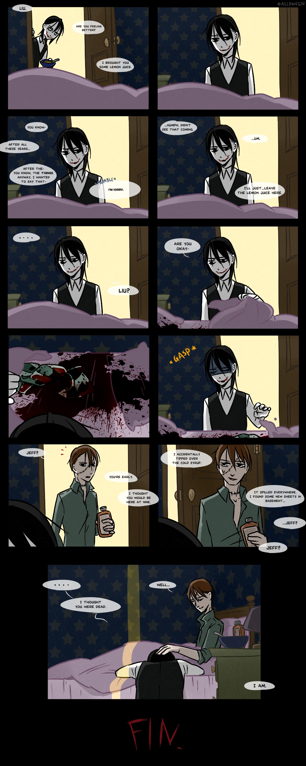 Alloween Deviantart Creepypasta Cafe : off work by Alloween on DeviantArt