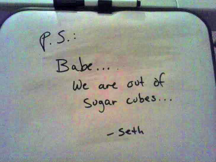 P.S. Out OF Sugar Cubes