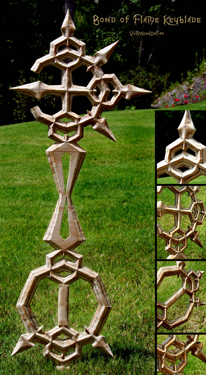 Bond of Flame Keyblade Wood by vvmasterdrfan on DeviantArt