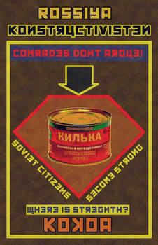 Russian Constructivism - Cocoa Advertisement