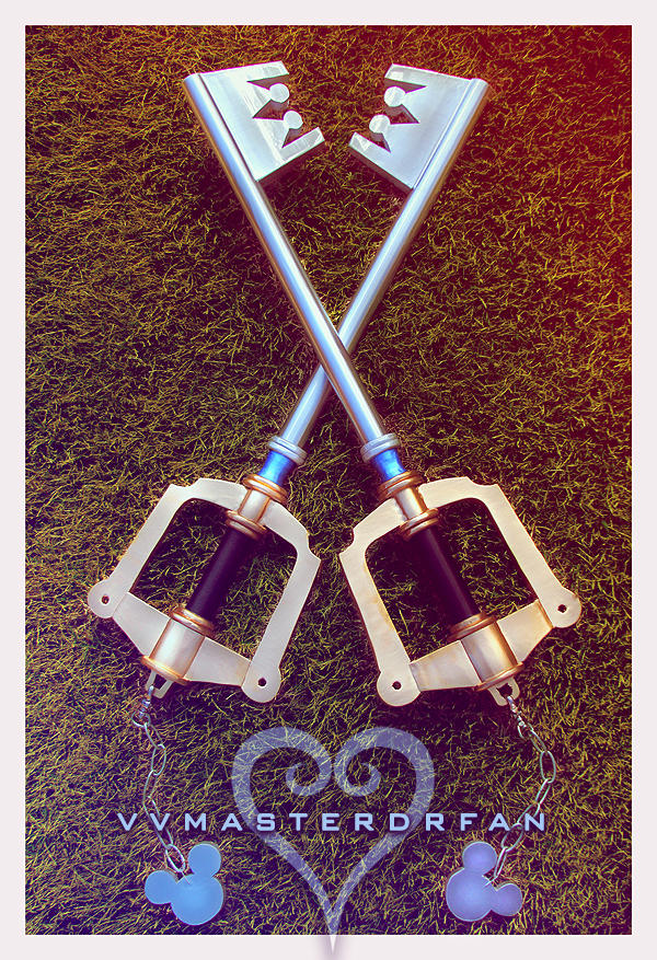 Kingdom Key Keyblades by vvmasterdrfan on DeviantArt