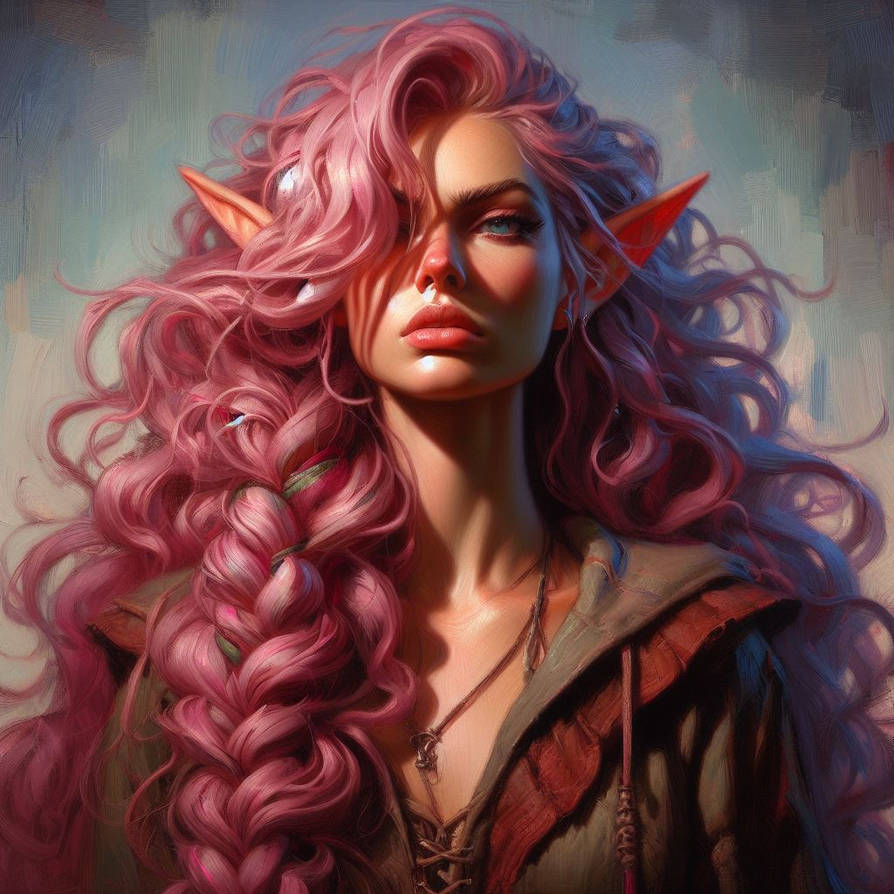 Pink Elf by HeadlessApe on DeviantArt