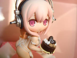 Super Sonico Valentine version chibi