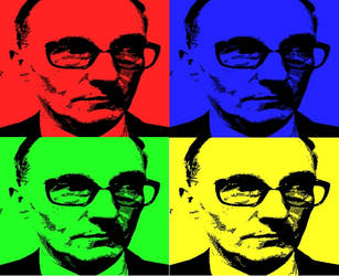 William Burroughs In Pop Art-4 by freddie64