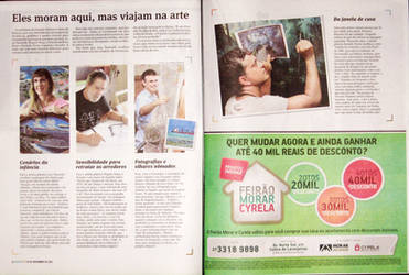 3rd newspaper spread - Lucas Albergaria