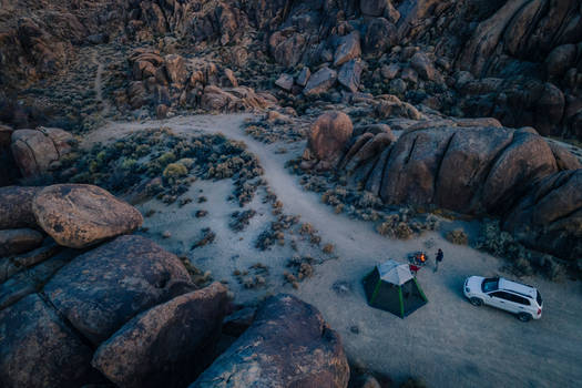 Camping in the Alabama Hills