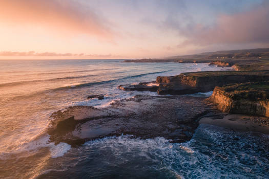 Coastal Sunset in Santa Cruz, California