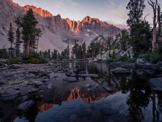 Golden Hour Reflection in the High Sierra