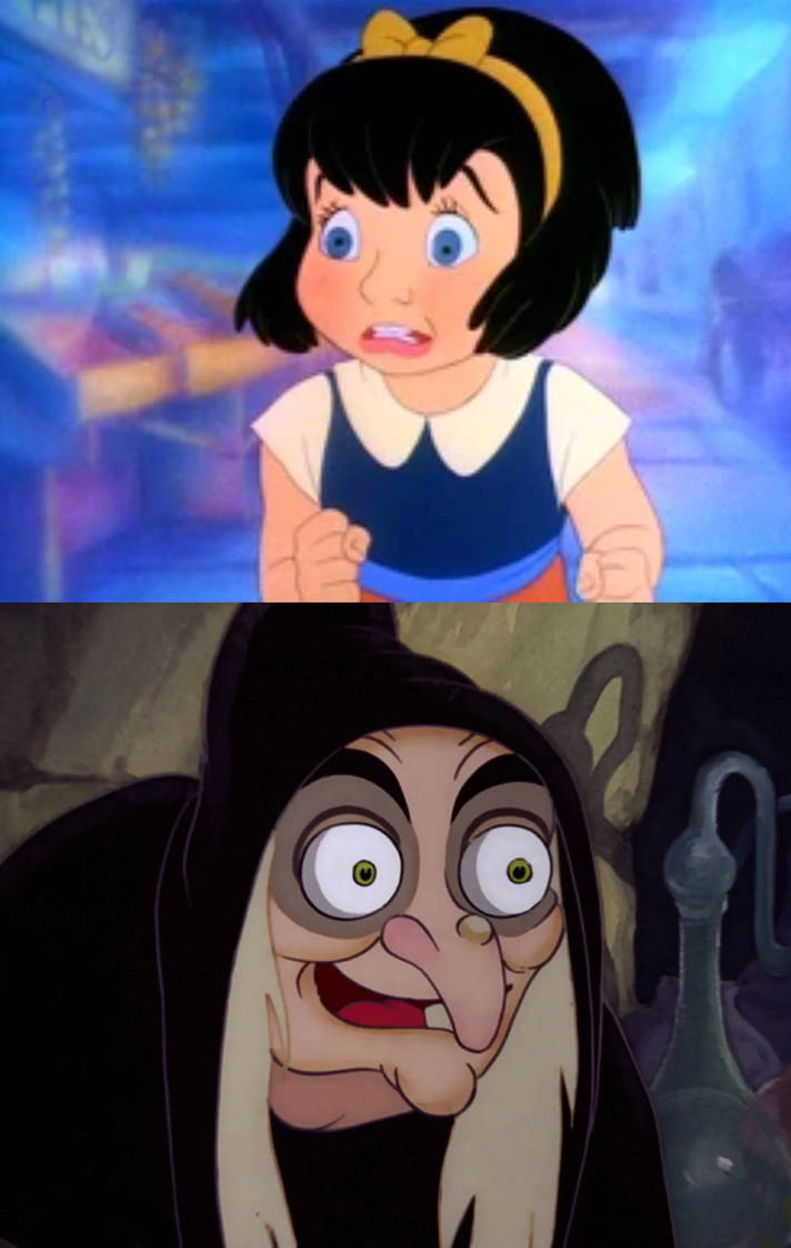 Scared Anne Anne-Marie Scared and Disliked of Ugly Old Hag by mattdisnmagical on ...