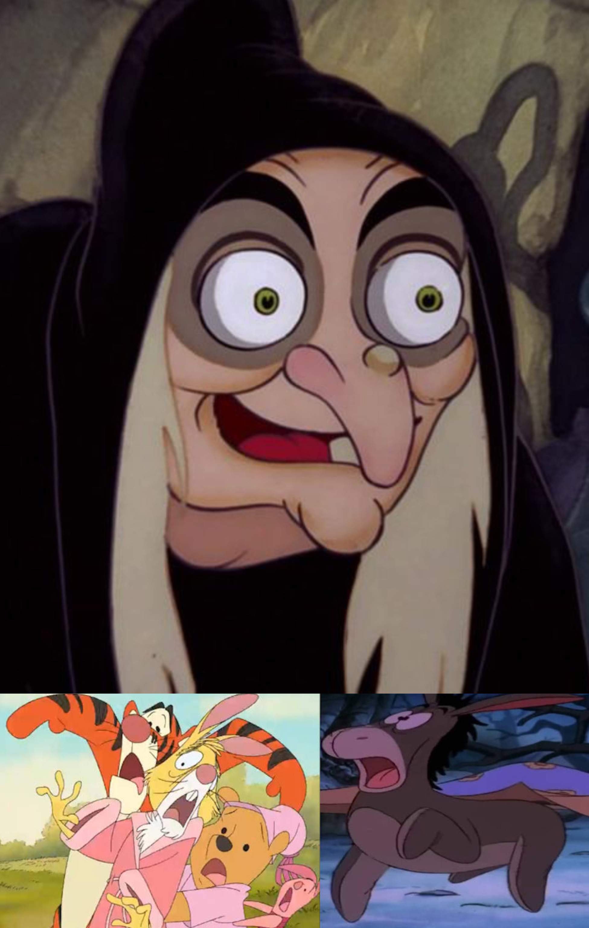 Pooh Rabbit Scared Pooh and Friends Scared of See Old Hag by mattdisnmagical on DeviantArt