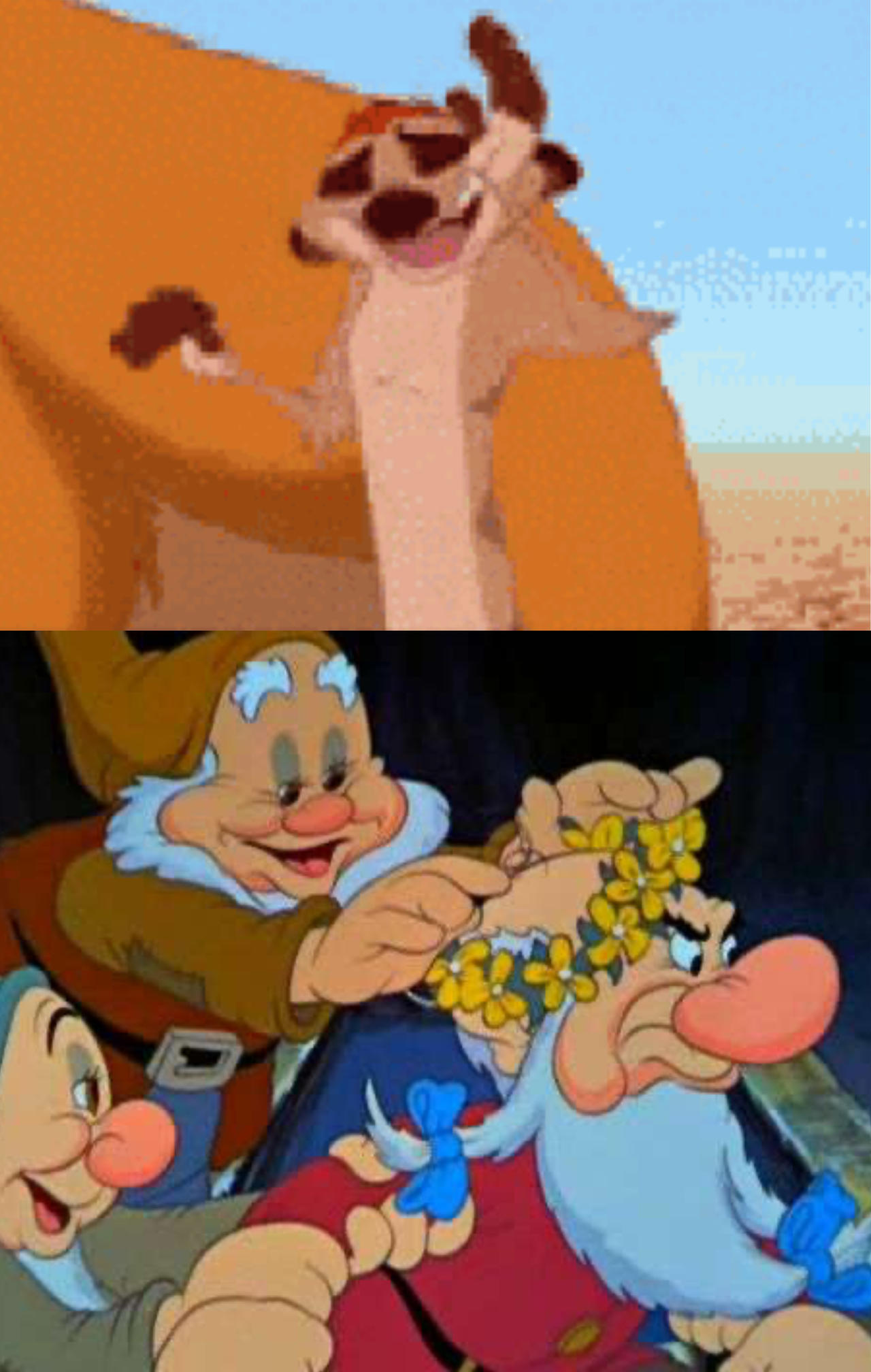 Grumpy Timon Timon Laughs to Grumpy after wash by mattdisnmagical on DeviantArt