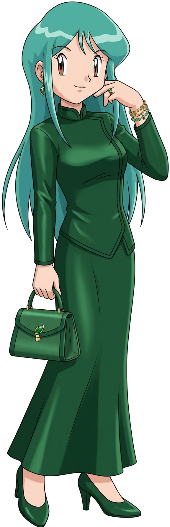 green dress pokemon Pokemon That Definitely Wear Clothes