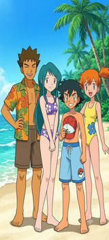 Pokemon heroes in Hawaiian 2