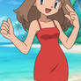 May in Red beautiful Strappy dress