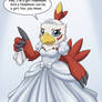 Female hankmon as Cinderella