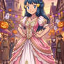 Dawn in Princess in Halloween