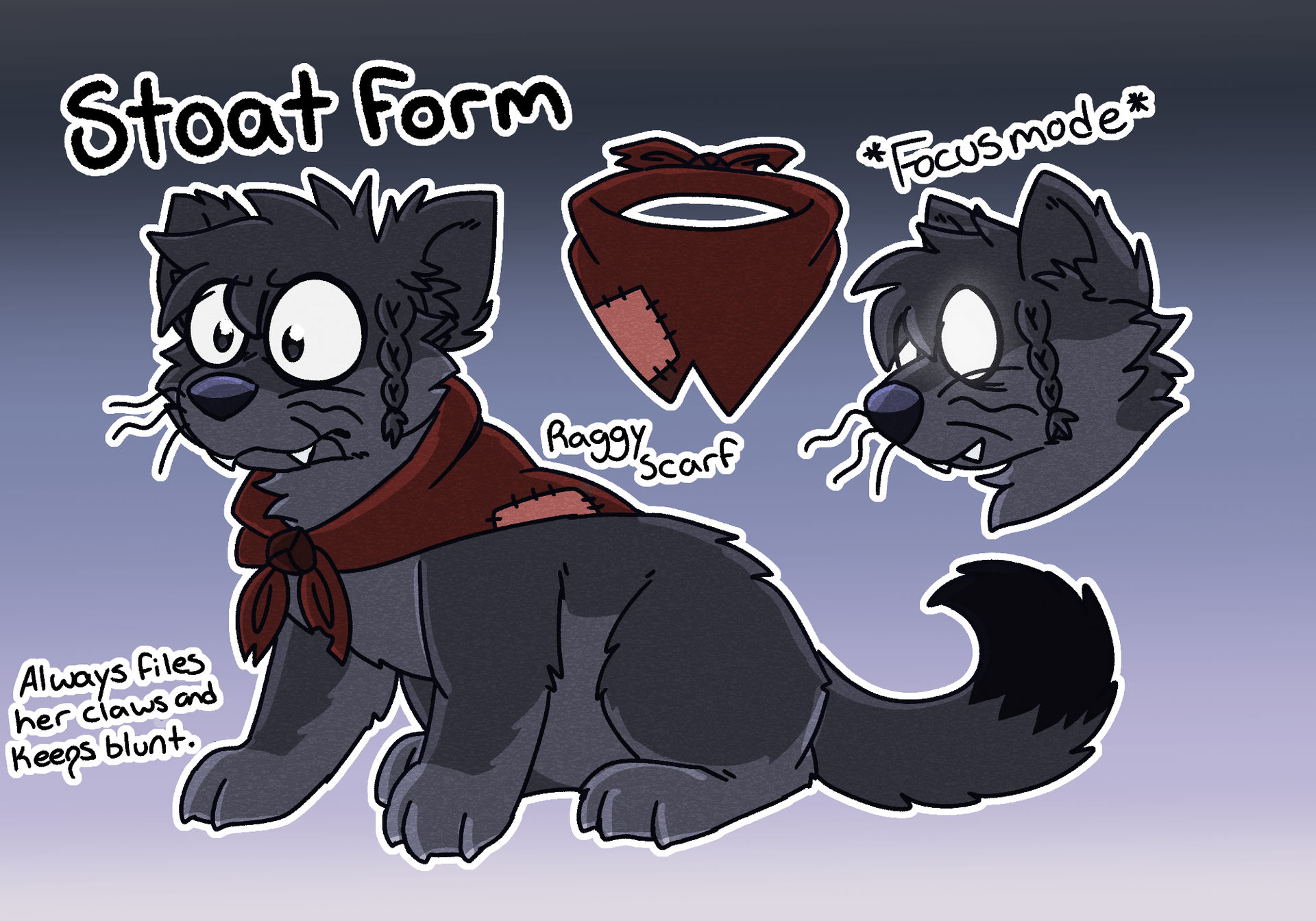 Stoat Voodoo Stoat Form by Corvid-Curiosity on DeviantArt