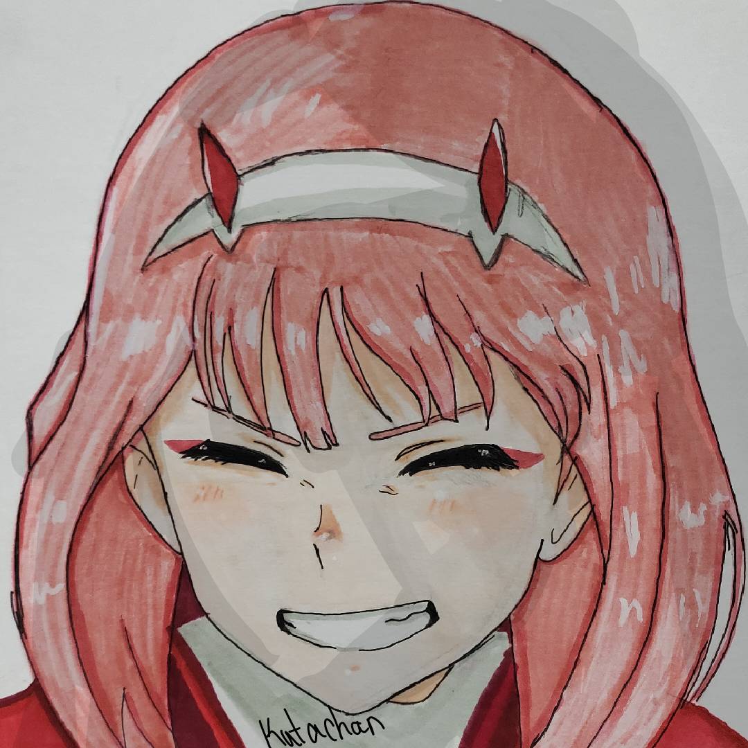 Zero Two portrait! by Kutachano3o on DeviantArt