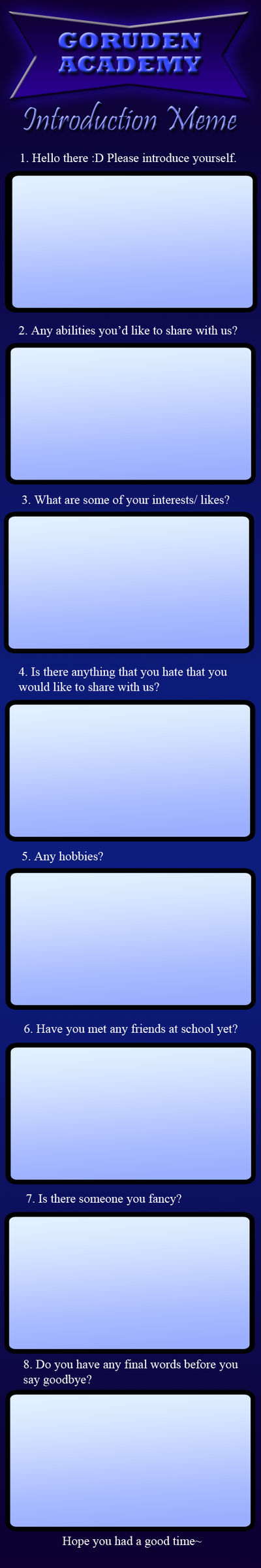 Introduction meme by Tranquilerin on DeviantArt