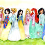 44444- Princesses in hanboks