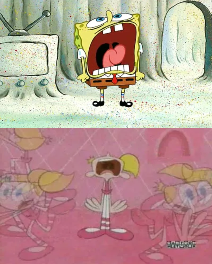 Mega Scream SpongeBob and Dee Dee Mega Scream by sstanford2 on DeviantArt