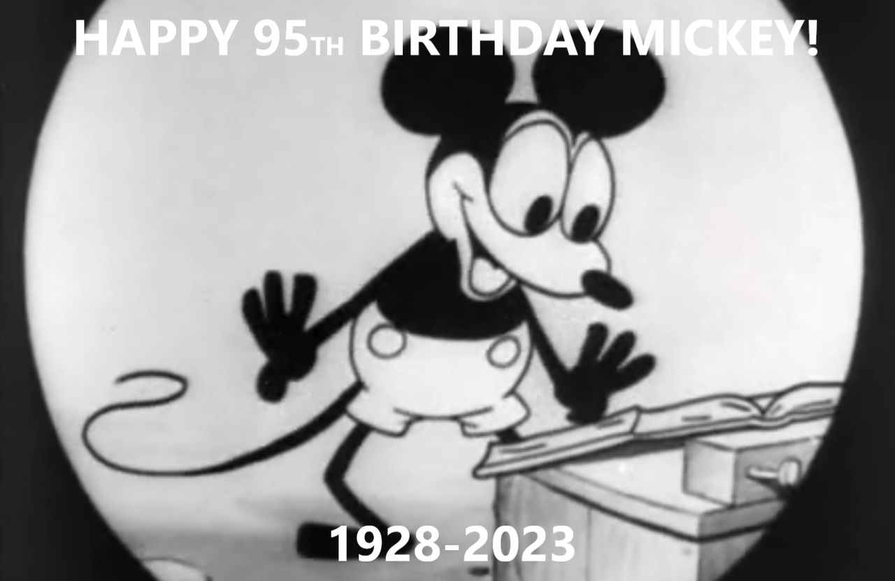Happy 95th Birthday Mickey Mouse! by sstanford2 on DeviantArt