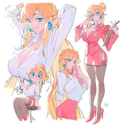 Officegirl_Peach