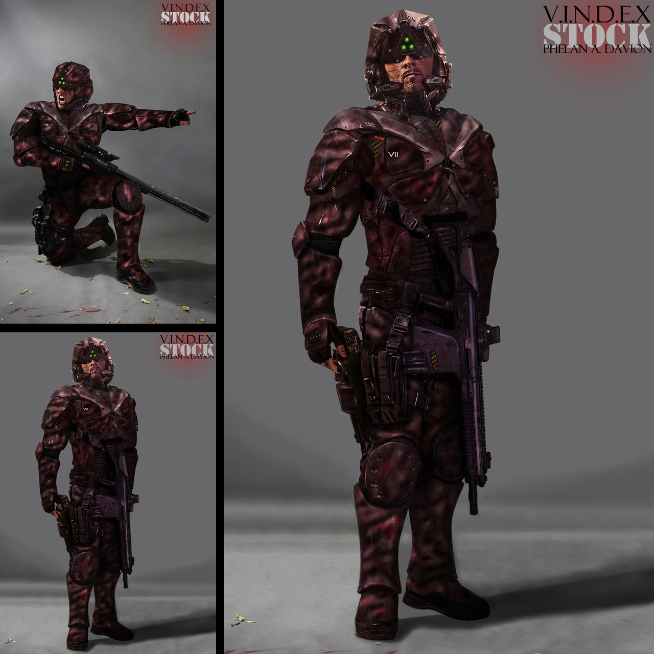 SCI FI Soldier STOCK II by PhelanDavion