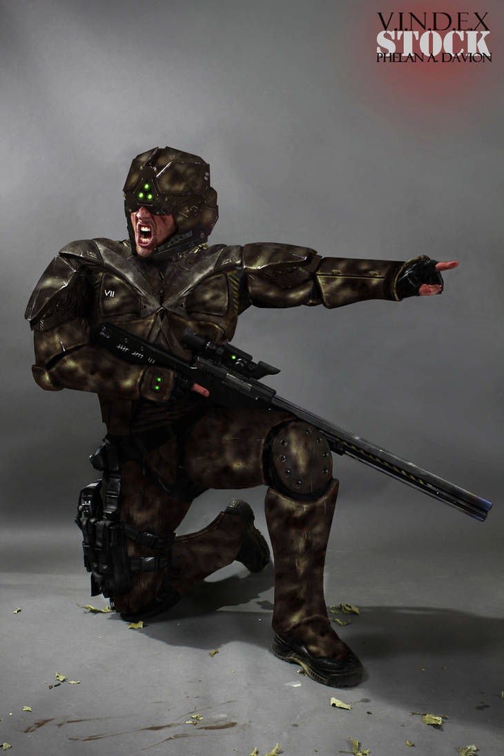SCI FI Soldier STOCK I - Green Version by PhelanDavion