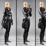 Kayla Gun Pose Reference STOCK IV