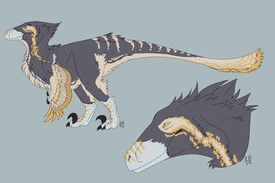 Utah Raptor Design Custom Utahraptor by FezzyFitz on DeviantArt