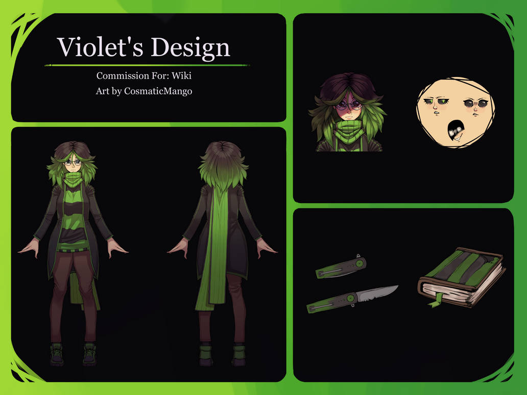 Character sheet (commission) by CosmaticMango on DeviantArt