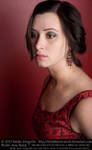 Sara - Red Portrait II by fetishfaerie-stock