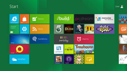 Windows 8 Build 8102 Metro UI