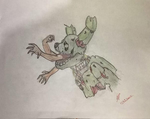A Springtrap drawing, yeah... idk how to title it by Anuar1100 on ...