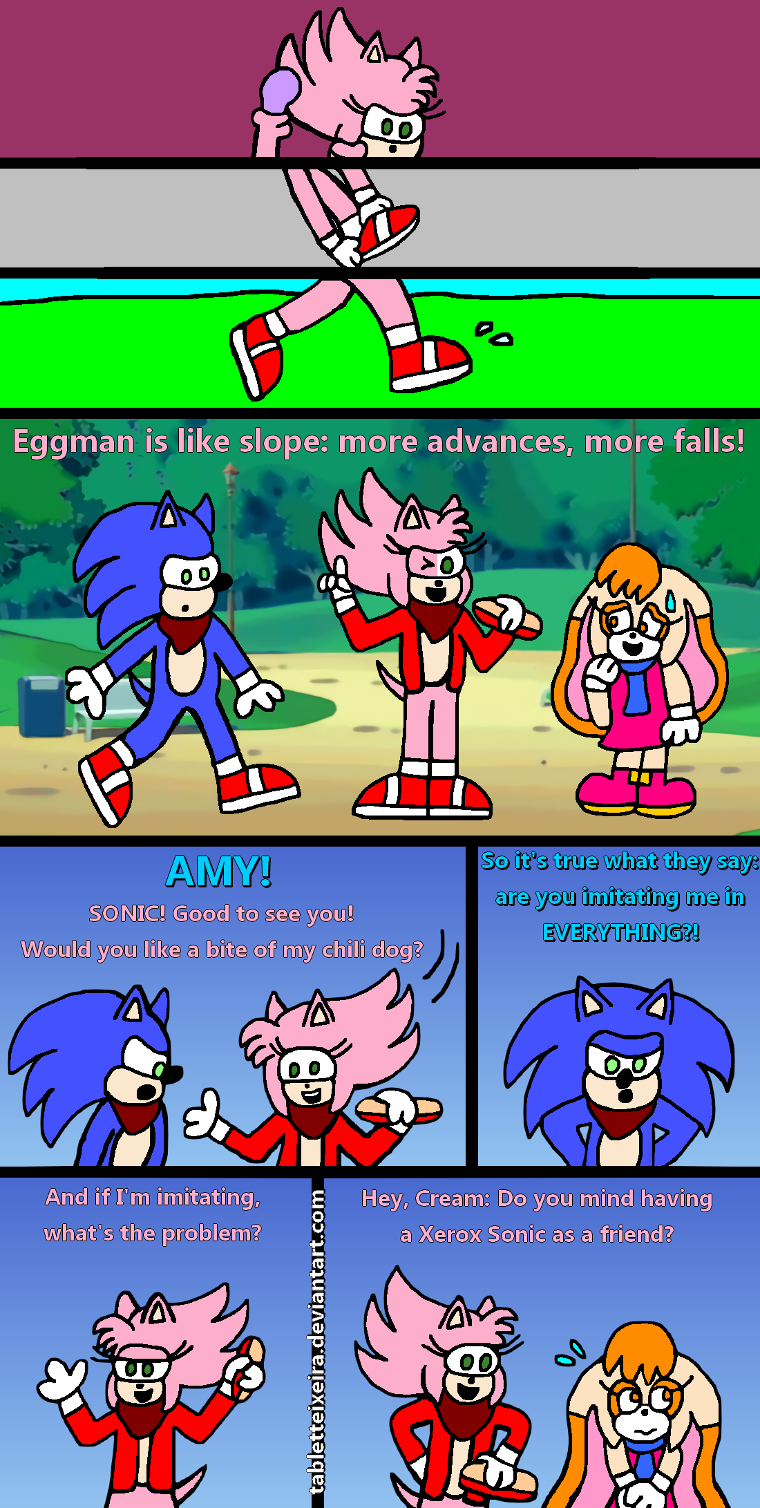 Comics Sonic X Amy by N-SteiSha25 on DeviantArt