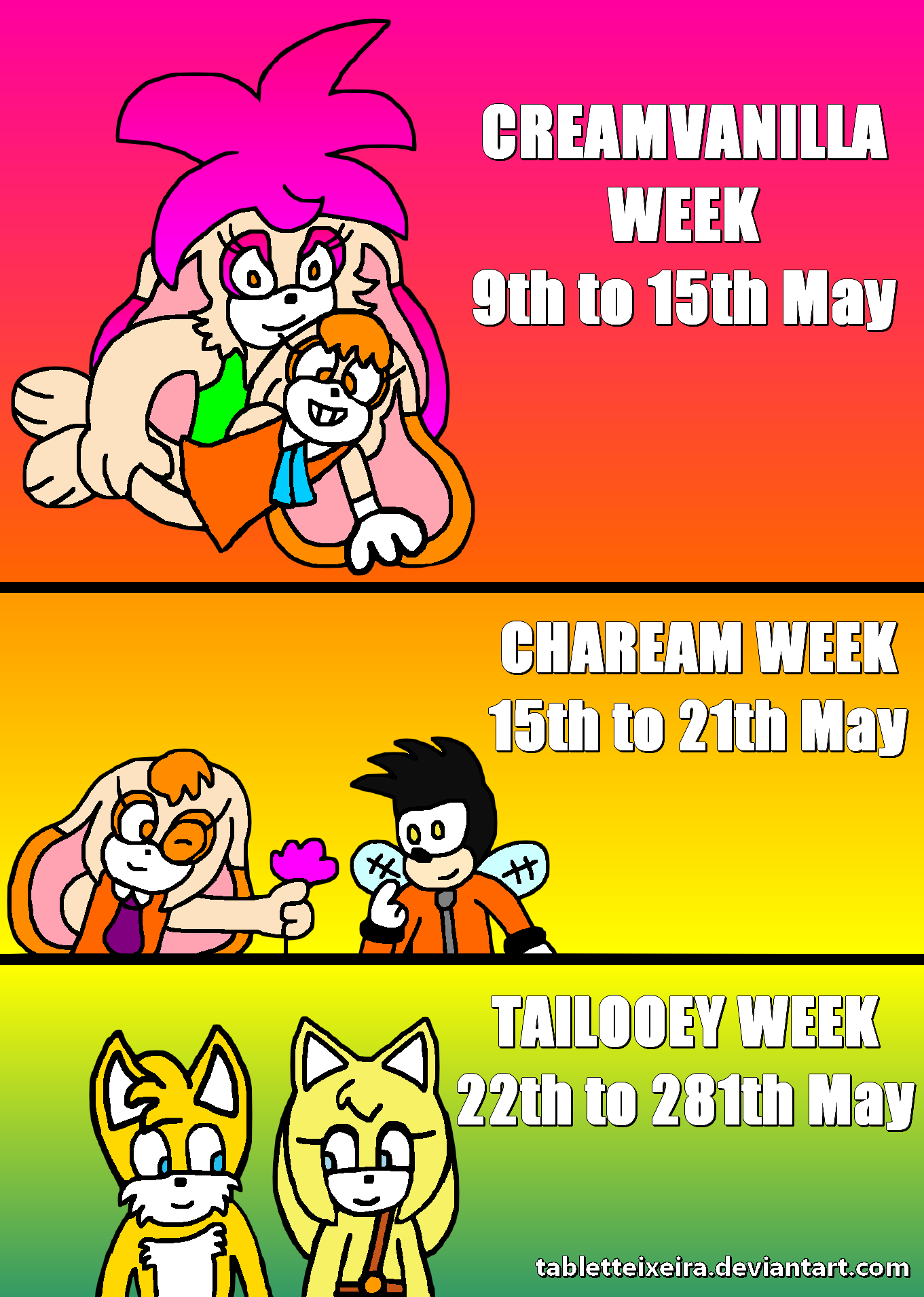Sonic Weeks - May 2021 by GylmarGeniusCat on DeviantArt