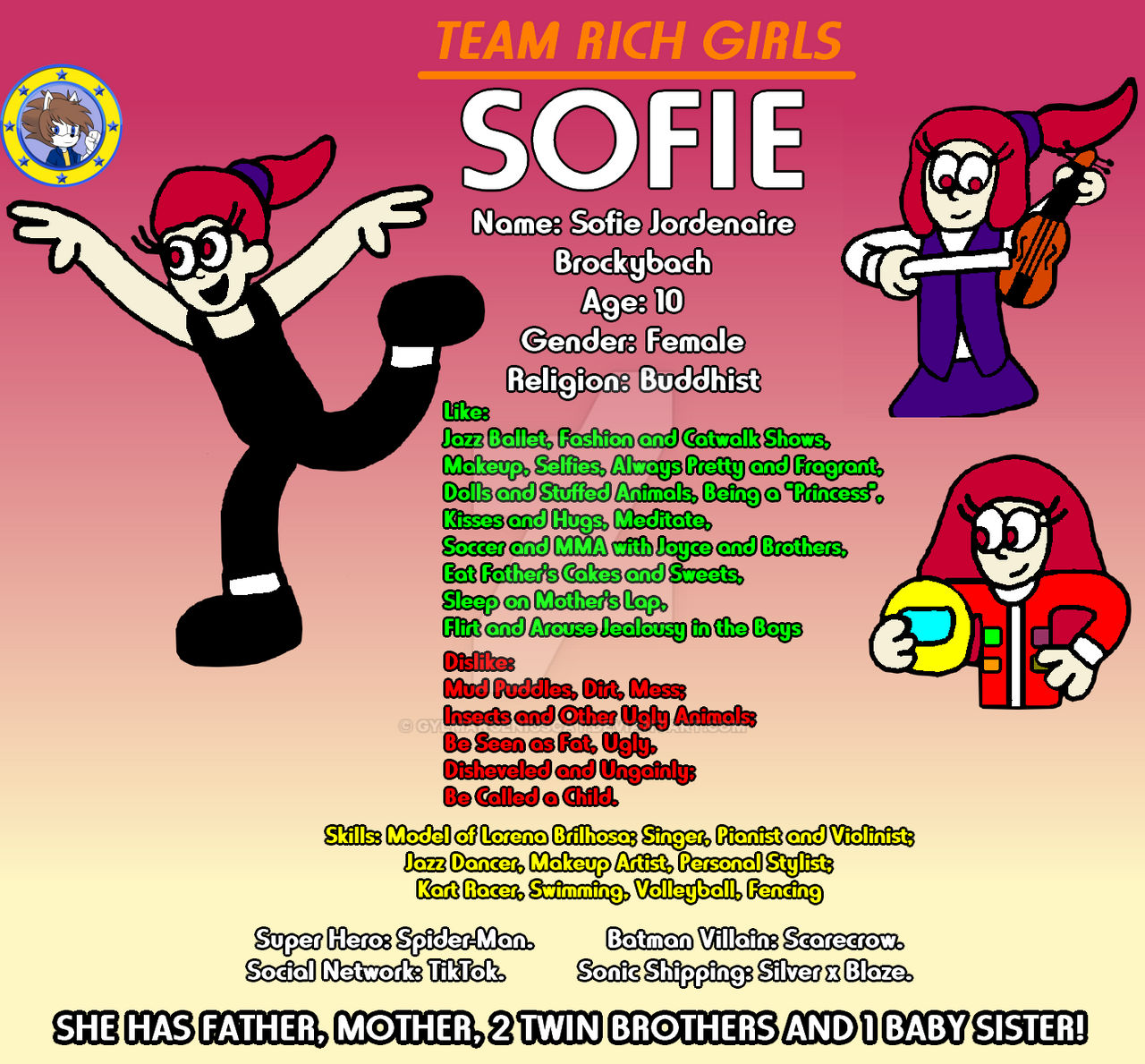Sofie (2022 Reference) by GylmarGeniusCat on DeviantArt