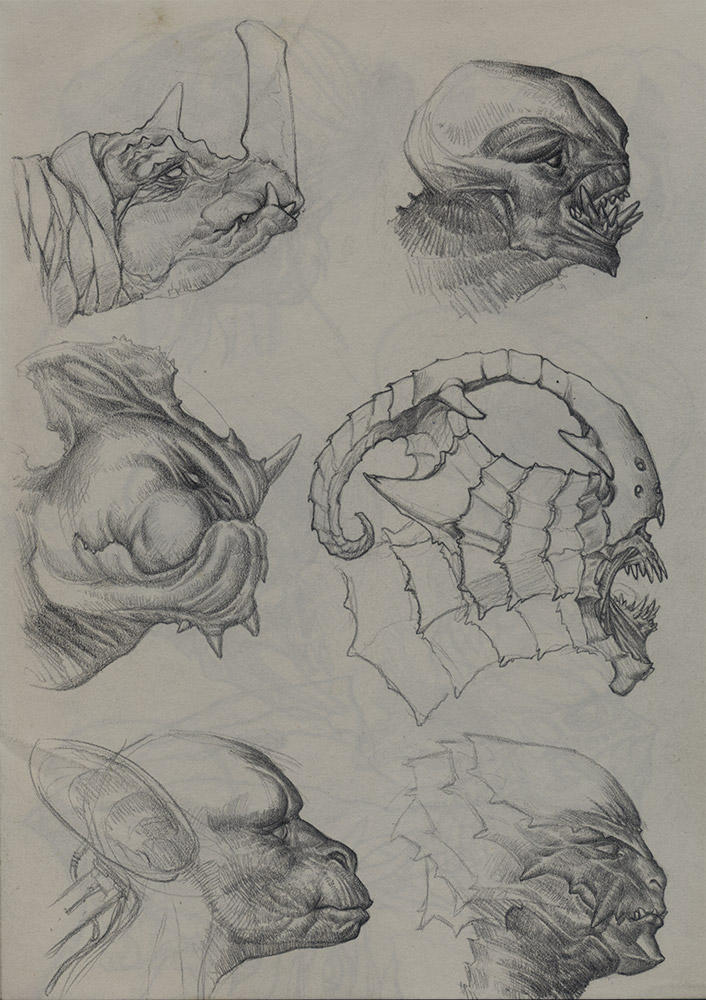 Pencil Creatures 1 by anthrophobe on DeviantArt