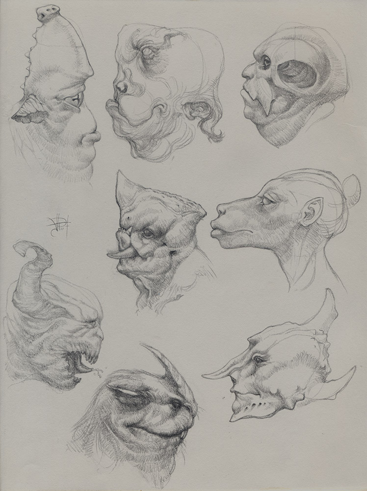 Pencil Creatures 7 by anthrophobe on DeviantArt