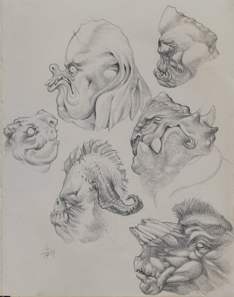 Pencil Creatures 10 by anthrophobe on DeviantArt