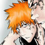 Ichigo and Isshin