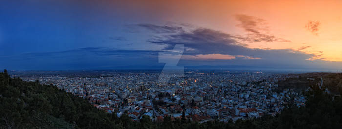 Serres Greece Panorama