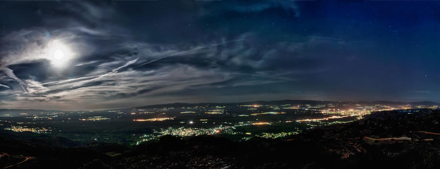 Champaign of Serres, Night Panorama